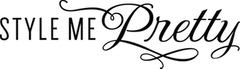 Elegant script logo for Style Me Pretty